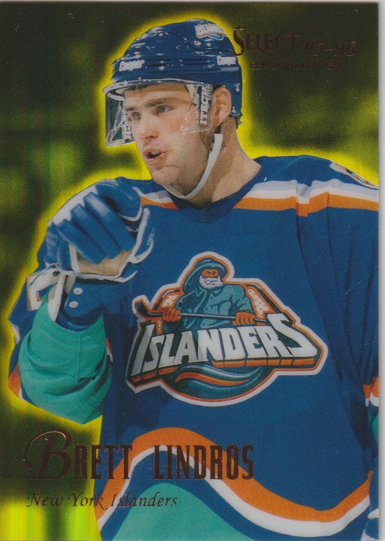 NHL 1995 / 96 Select Certified Mirror Gold - No 61 - Brett Lindros