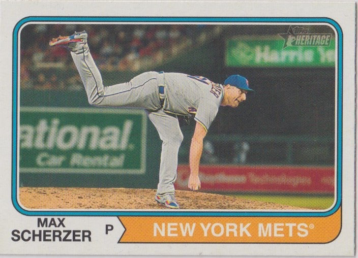MLB 2023 Topps Heritage - No 80 - Max Scherzer