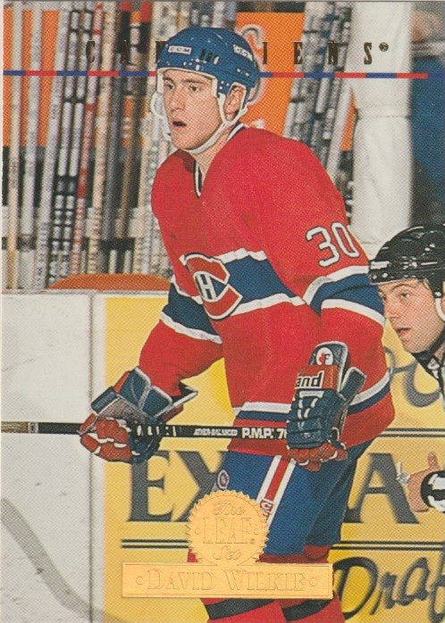 NHL 1994 / 95 Leaf - No 458 - David Wilkie