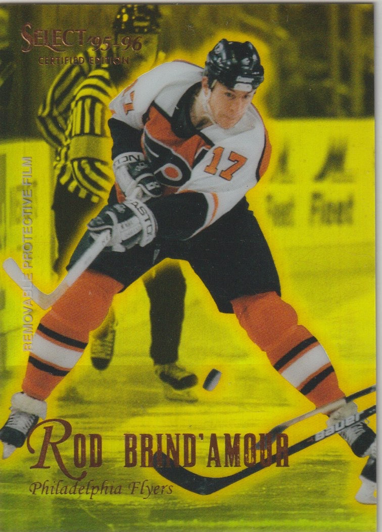 NHL 1995 / 96 Select Certified Mirror Gold - No 59 - Rod Brind'Amour