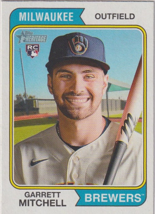 MLB 2023 Topps Heritage - No 95 - Garrett Mitchell
