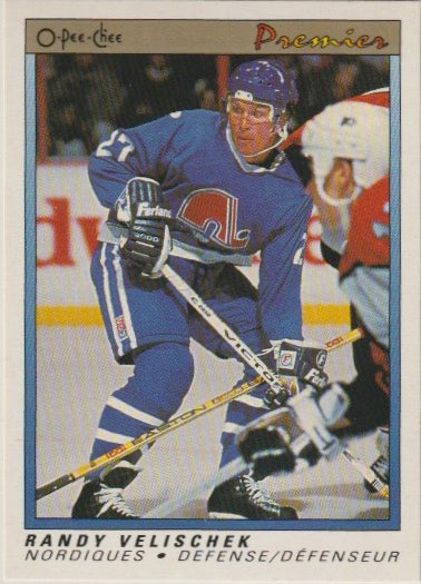 NHL 1990-91 OPC Premier - No 125 - Randy Velischek