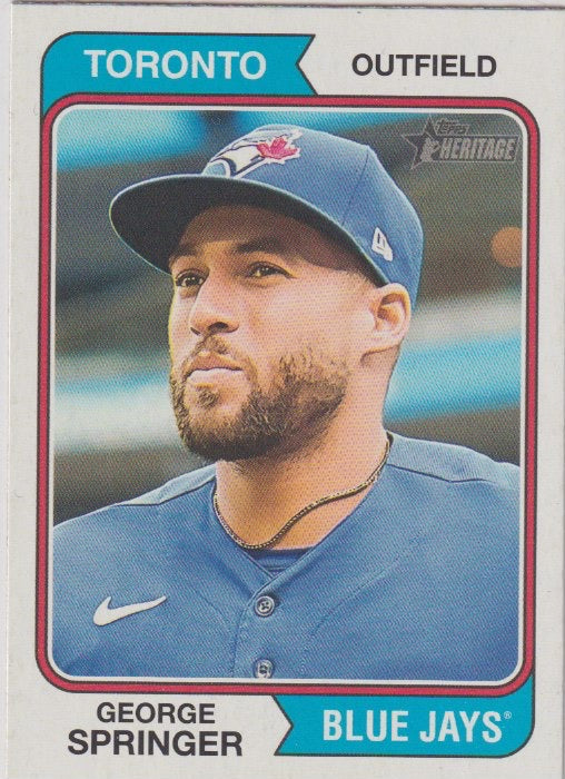 MLB 2023 Topps Heritage - No 90 - George Springer