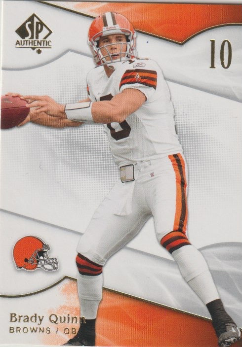NFL 2009 SP Authentic - No 71 - Brady Quinn