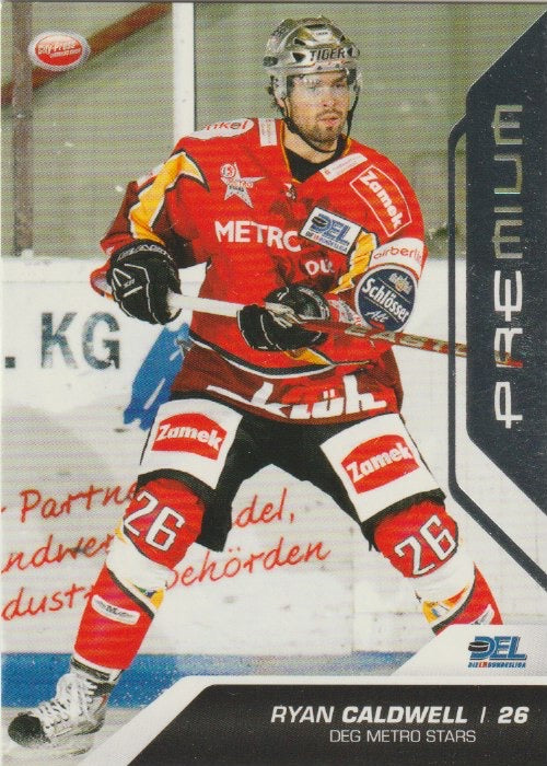 DEL 2009/10 CityPress Premium Silver - No 153 - Ryan Caldwell