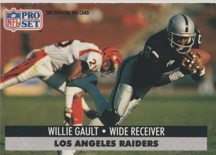 NFL 1991 ProSet - No 190 - Willie Gault