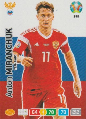 Soccer 2020-21 Panini UEFA Euro 2020 Adrenalyn XL Premium - No 295 - Anton Miranchuk