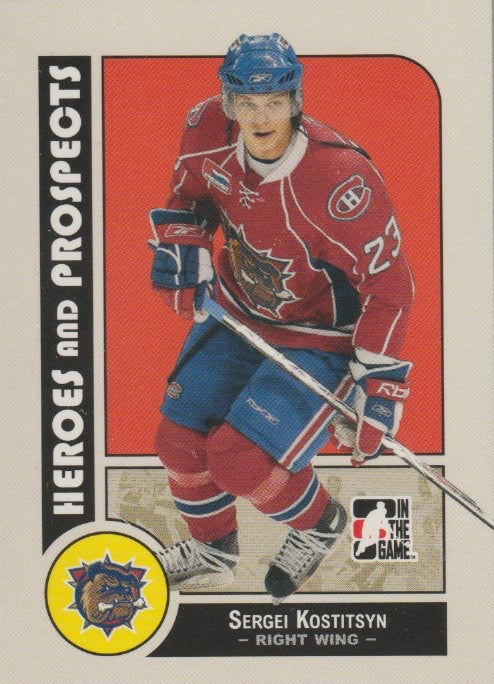 NHL 2008-09 ITG Heroes and Prospects - No 37 - Sergei Kostitsyn