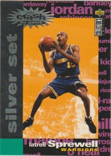 NBA 1995-96 Collector's Choice Crash the Game Scoring Silver Redemption - No C26 - Latrell Sprewell