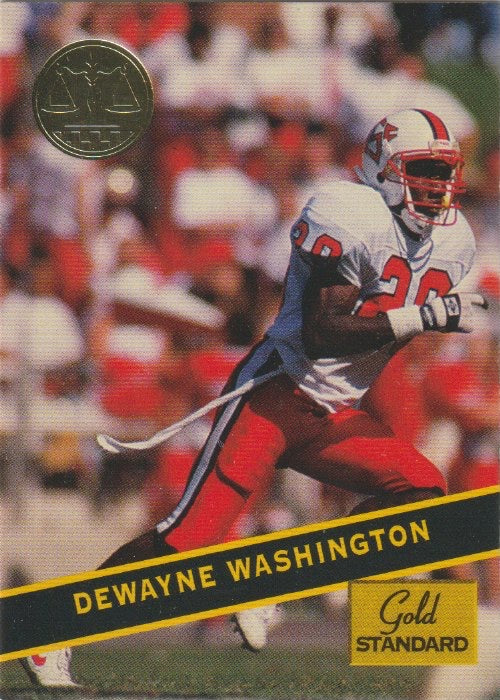 NFL 1994 Signature Rookies Gold Standard - No 48 - DeWayne Washington