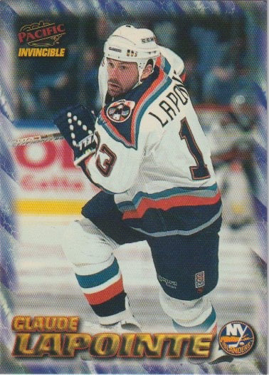 NHL 1997-98 Pacific Invincible NHL Regime - No 118 - Claude Lapointe