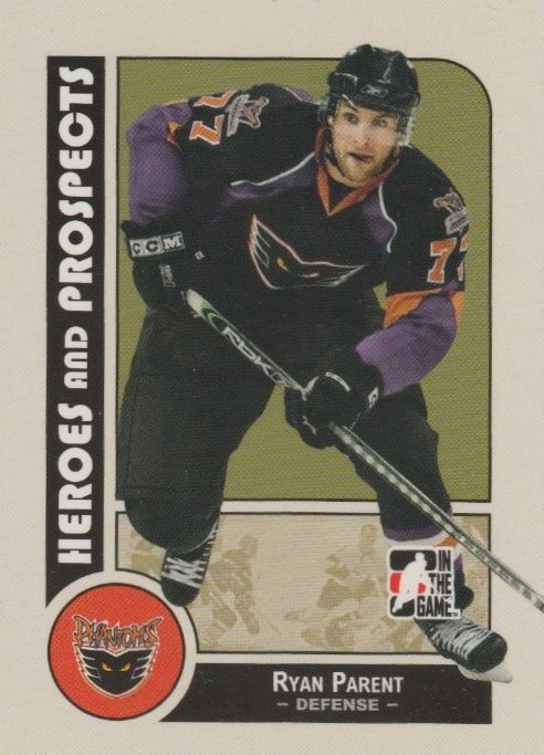 NHL 2008-09 ITG Heroes and Prospects - No 36 - Ryan Parent