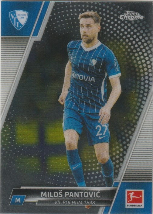 Soccer 2021-22 Topps Chrome Bundesliga - No. 27 - Milos Pantovic