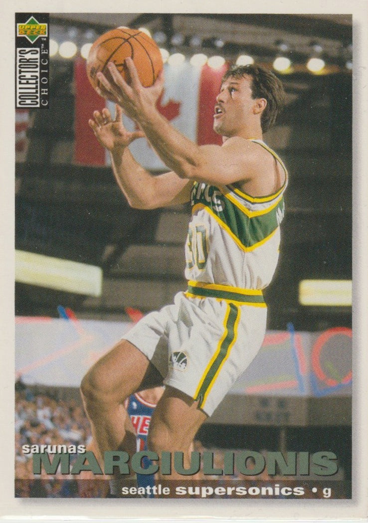 NBA 1995-96 Collector's Choice - No 102 - Sarunas Marciulionis
