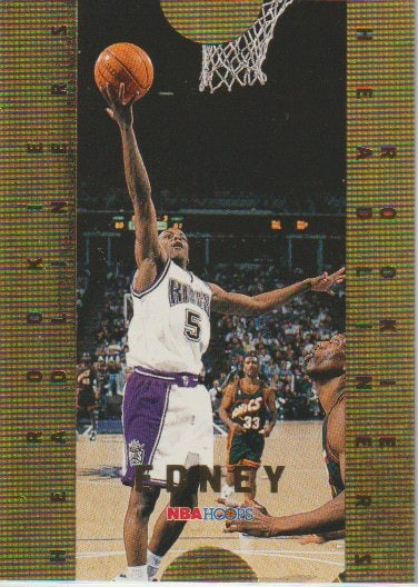 NBA 1996-97 Hoops Rookie Headliners - No 8 of 10 - Tyus Edney