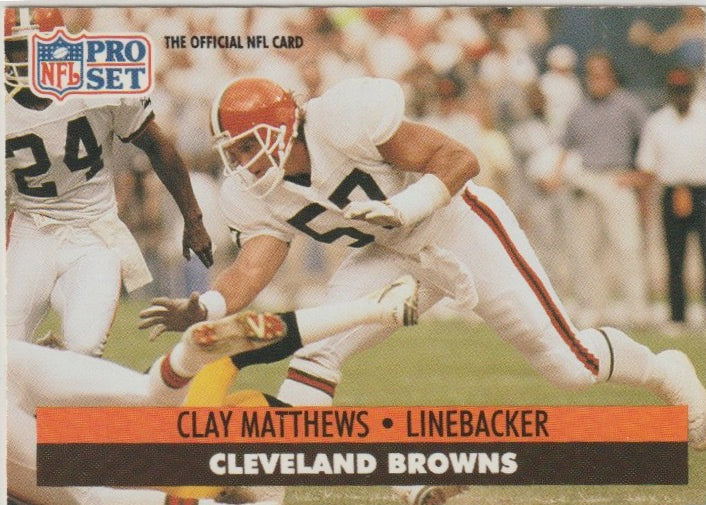 NFL 1991 ProSet - No 122 - Clay Matthews
