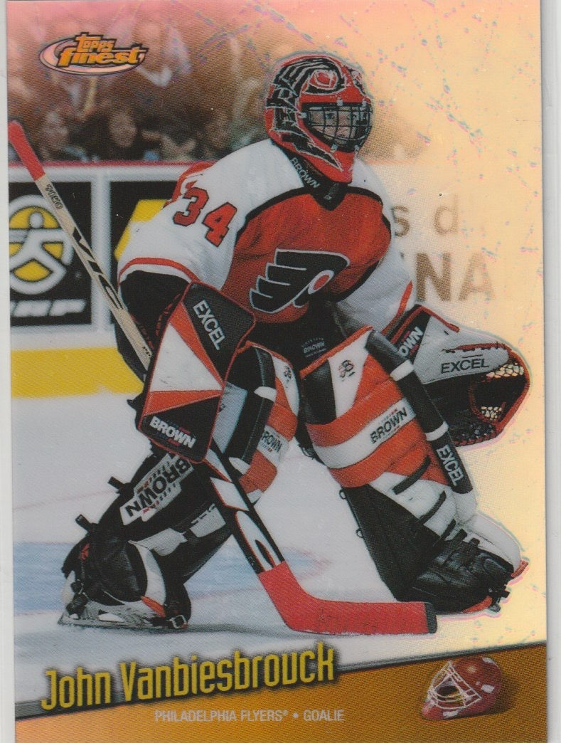 NHL 1998-99 Finest No Protectors Refractors - No 55 - John Vanbiesbrouck