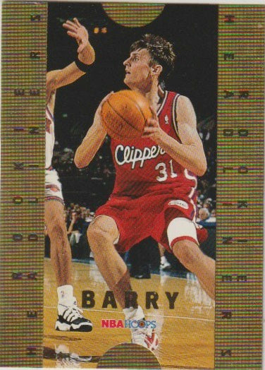 NBA 1996-97 Hoops Rookie Headliners - No 3 of 10 - Brent Barry