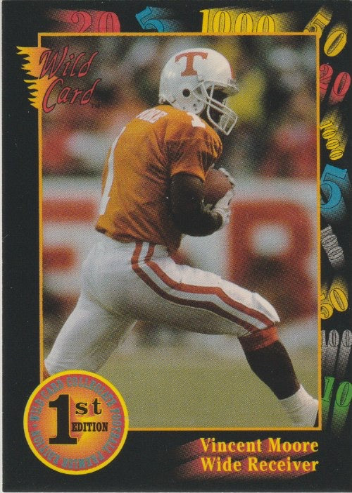 NFL 1991 Wild Card Draft - No 26 - Vincent Moore