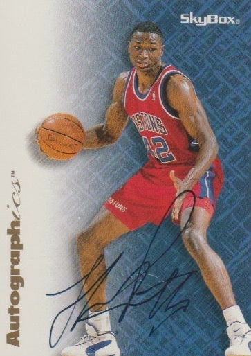 NBA 1996-97 SkyBox Premium Autographics - No 69 - Theo Ratliff