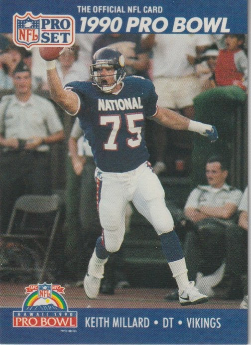 NFL 1990 ProSet - No 407 - Keith Millard