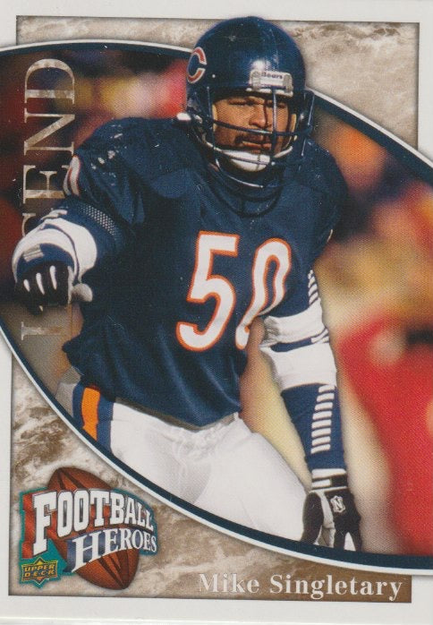 NFL 2009 Upper Deck Heroes - No 222 - Mike Singletary