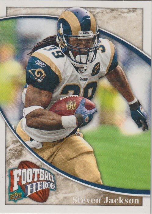 NFL 2009 Upper Deck Heroes - No 92 - Steven Jackson