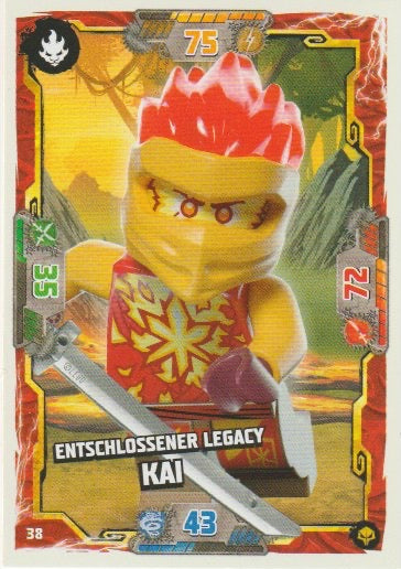 Div Ninjago 2022 - Lego Trading Card Game - No 38 - determined Legacy Kuboth Cards Div Ninjago 2022 - Lego Trading Card Game - No 38 - determined Legacy Kuboth Cards