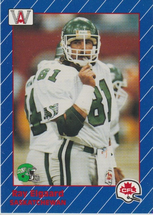 NFL 1991 AW Sports CFL - No 74 - Ray Elgaar