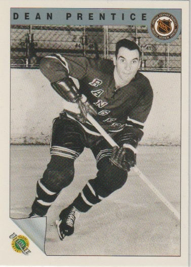 NHL 1991-92 Ultimate Original Six - No 27 - Dean Prentice