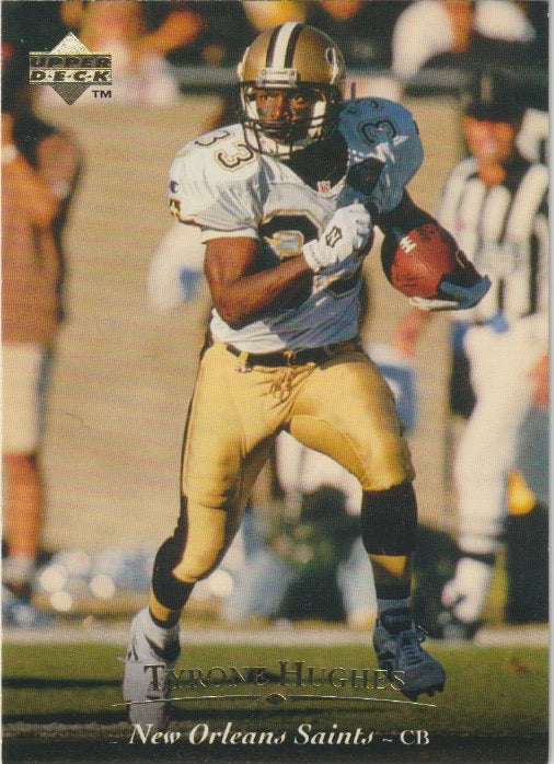 NFL 1995 Upper Deck - No 125 - Tyrone Hughes