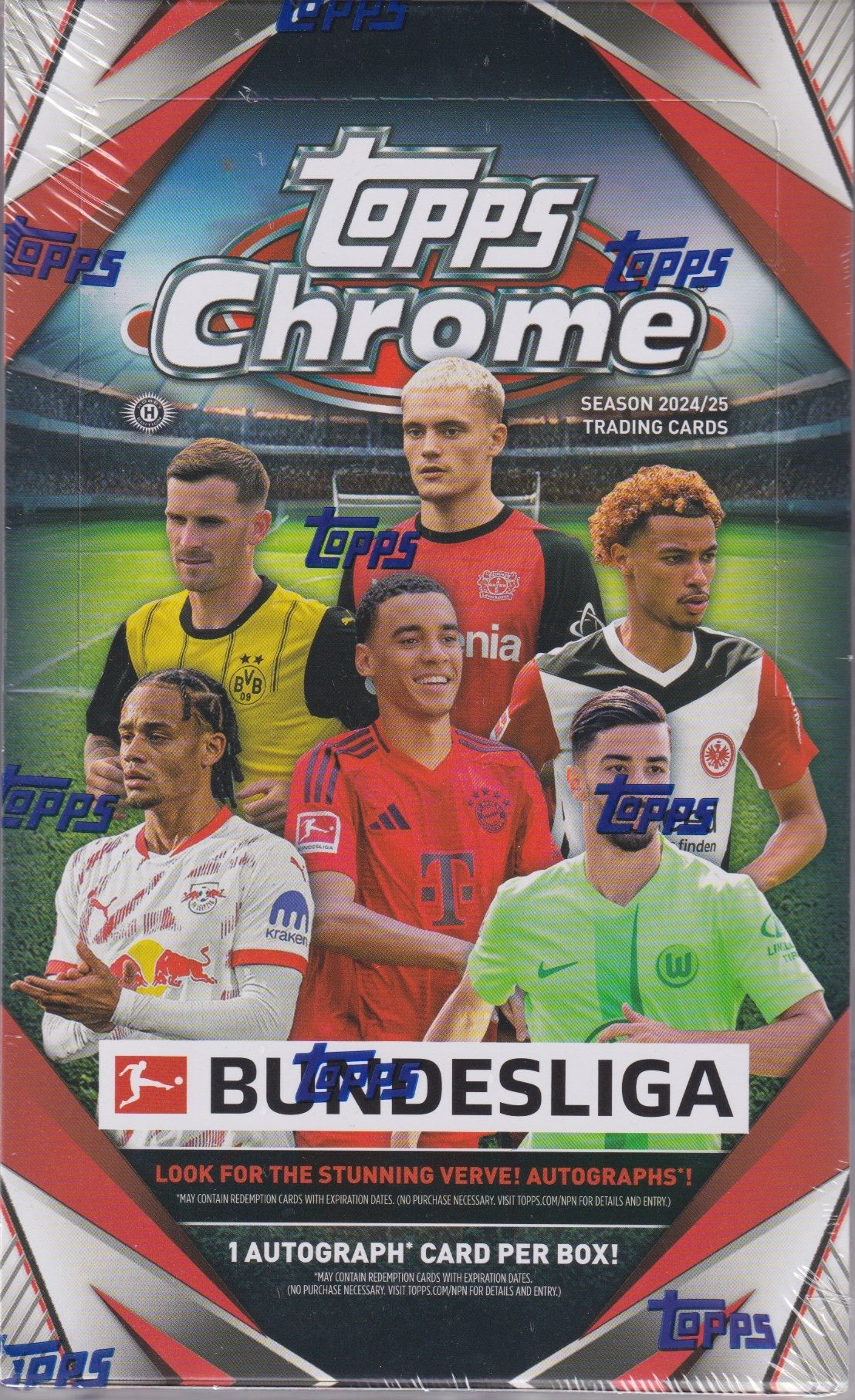Soccer 2024-25 Topps Chrome Bundesliga - Hobby Box