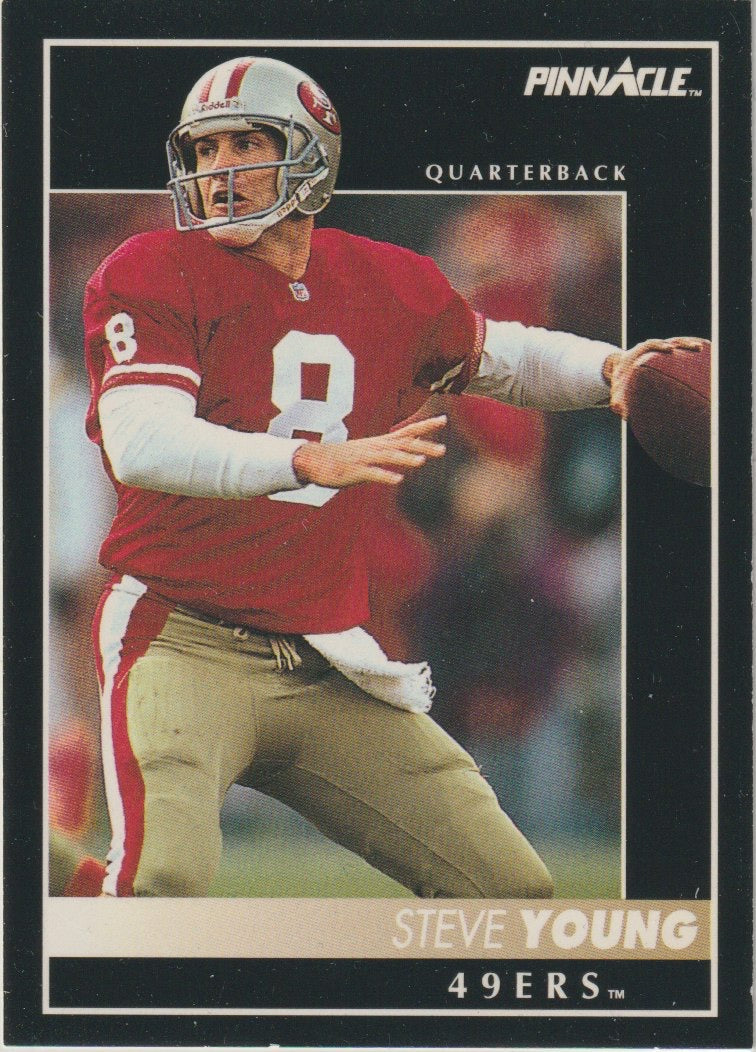 NFL 1992 Pinnacle - No 18 - Steve Young