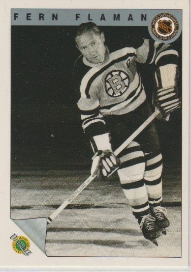 NHL 1991-92 Ultimate Original Six - No. 48 - Fern Flaman