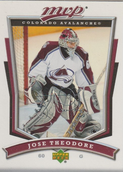 NHL 2007-08 Upper Deck MVP - No 11 - Jose Theodore