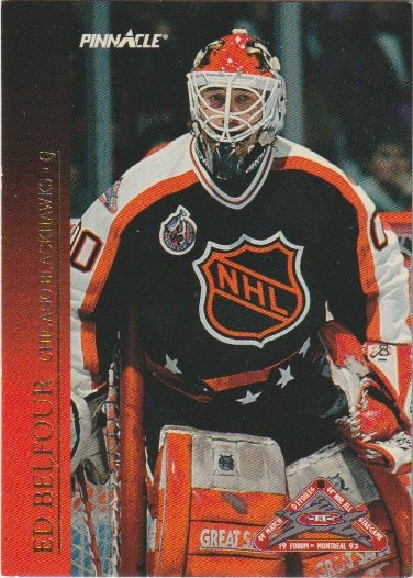 NHL 1993-94 Pinnacle All-Stars Canadian - No 42 - Ed Belfour