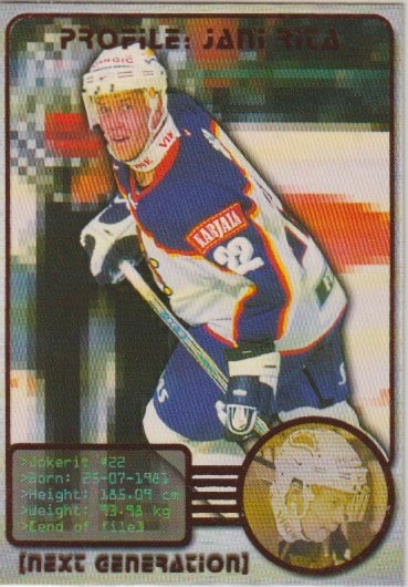 FIN 2000-01 Finnish Cardset Next Generation - No 4 of 9 - Jani Rita