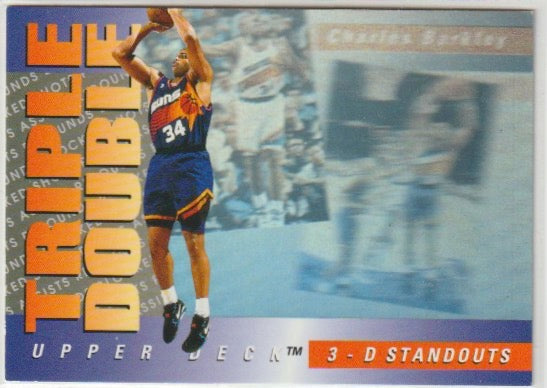 NBA 1993-94 Upper Deck Triple Double German - No TD1 - Charles Barkley