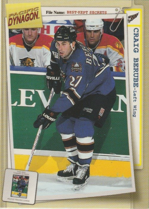NHL 1997 / 98 Pacific Dynagon Best Kept Secrets - No 99 - Craig Berube