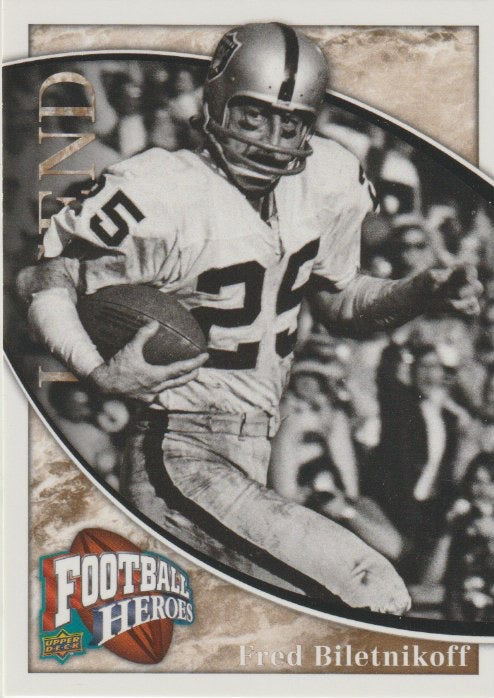 NFL 2009 Upper Deck Heroes - No 277 - Fred Biletnikoff