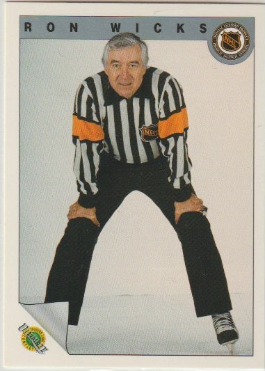 NHL 1991-92 Ultimate Original Six - No 87 - Ron Wicks