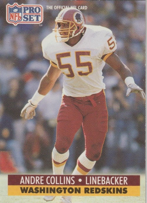 NFL 1991 ProSet - No 318 - Andre Collins