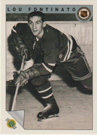 NHL 1991-92 Ultimate Original Six - No 19 - Lou Fontinato