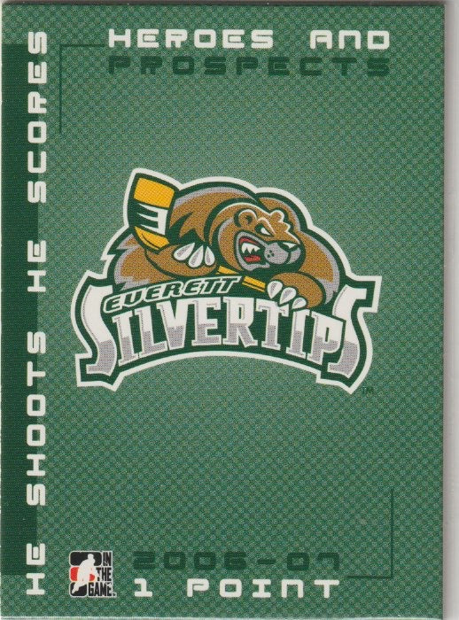 NHL 2006-07 ITG Heroes and Prospects He Shoots He Scores Points - No 17 - Everett Silvertip