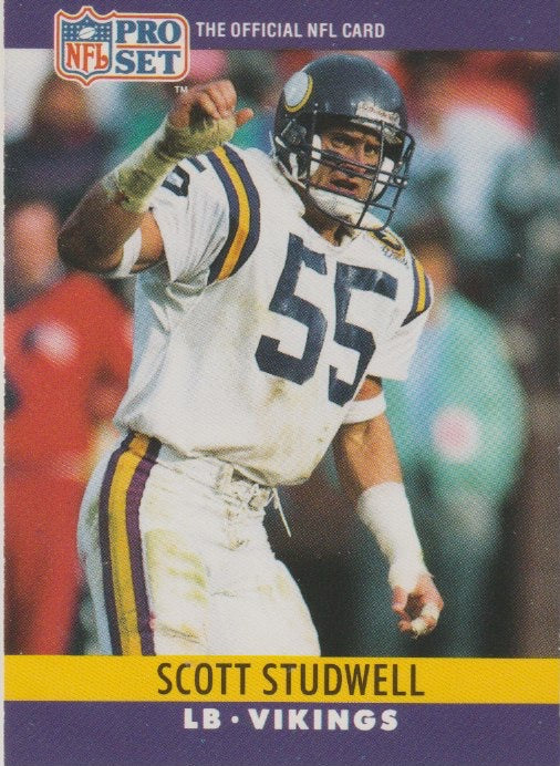 NFL 1990 ProSet - No 195 - Scott Studwell