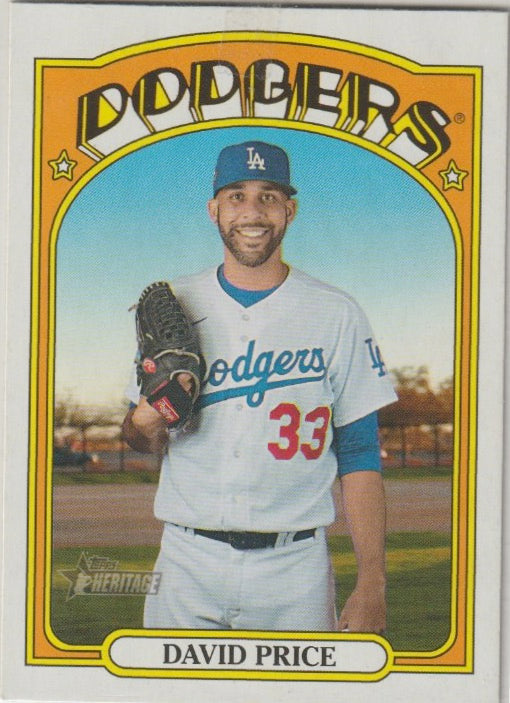 MLB 2021 Topps Heritage - No 637 - David Price