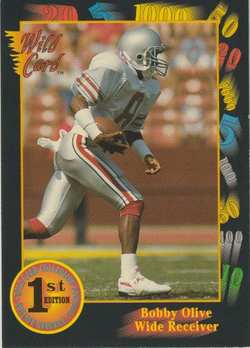 NFL 1991 Wild Card Draft - No 116 - Bobby Olive