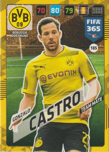 Fussball 2018 Panini FIFA 365 Adrenalyn XL - No 185 - Gonzalo Castro