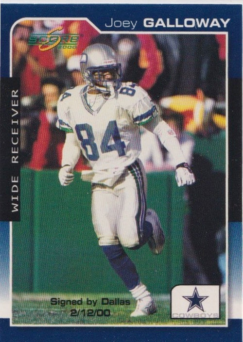 NFL 2000 Score - No 50 - Joey Galloway
