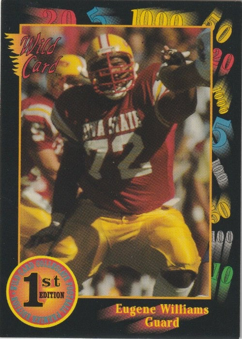 NFL 1991 Wild Card Draft - No 128 - Eugene Williams